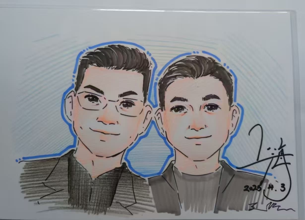 稻趣多多创始团队 · 手绘肖像